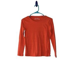Eddie Bauer Orange Thermal Long Sleeve  Petite Small